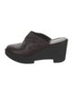 Robert Clergerie Leather Mules