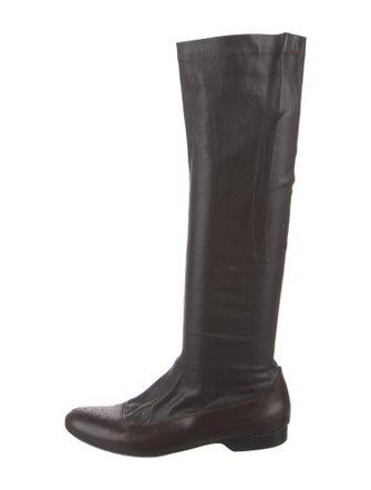 Robert Clergerie Leather Riding Boots