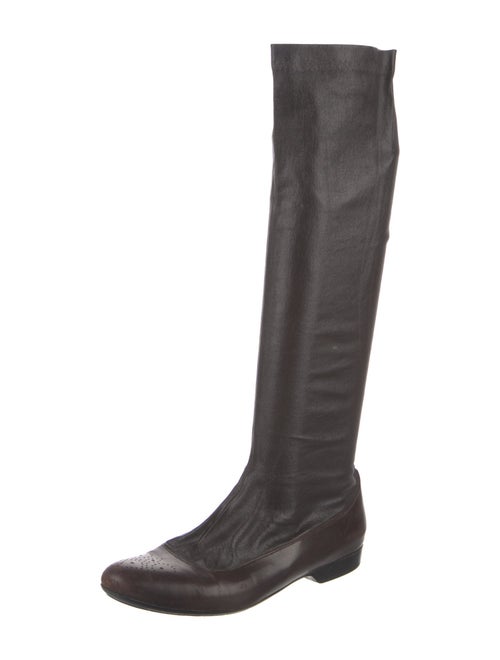 Robert Clergerie Leather Riding Boots