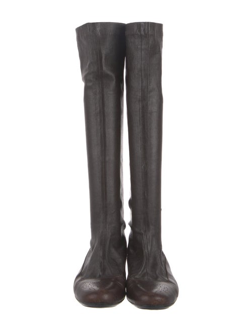 Robert Clergerie Leather Riding Boots