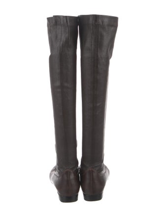 Robert Clergerie Leather Riding Boots