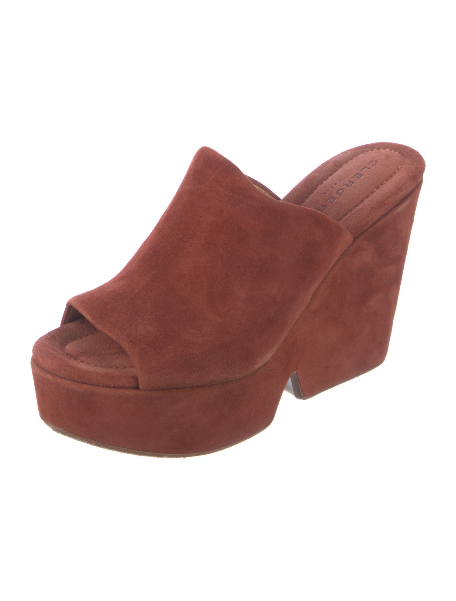 Robert Clergerie Suede Slides