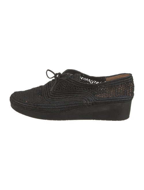 Robert Clergerie Raffia Oxfords