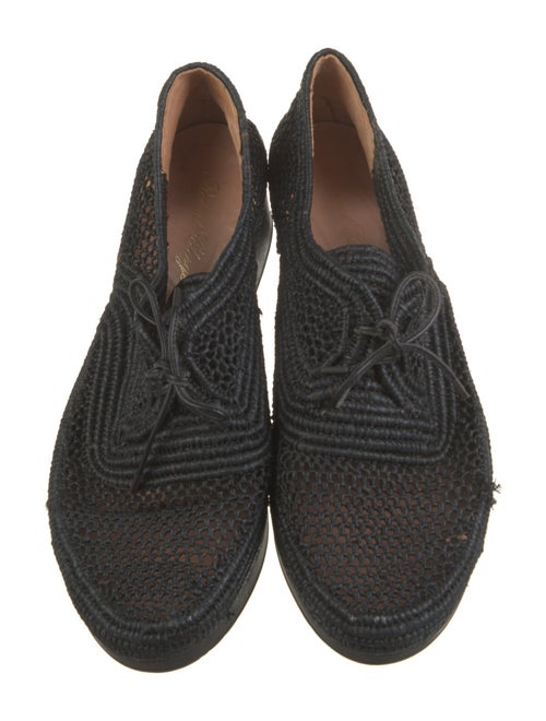 Robert Clergerie Raffia Oxfords