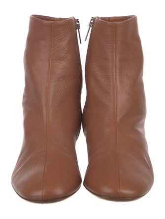 Robert Clergerie Leather Colorblock Pattern Boots