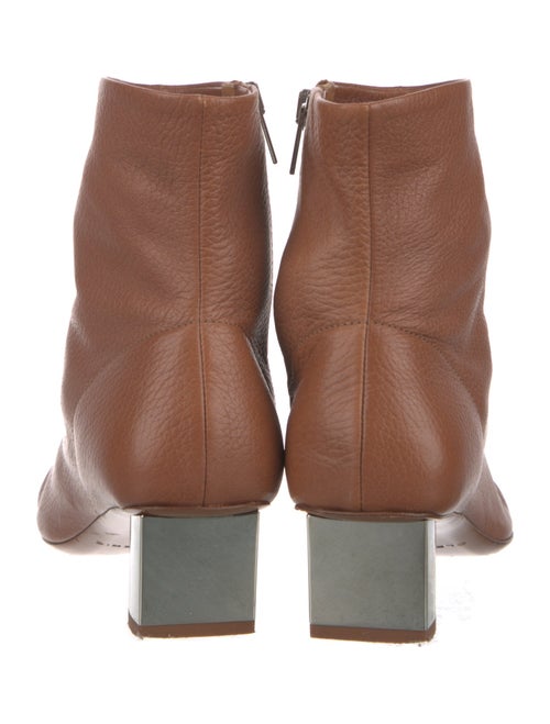 Robert Clergerie Leather Colorblock Pattern Boots