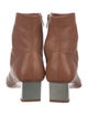Robert Clergerie Leather Colorblock Pattern Boots