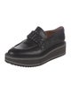 Robert Clergerie Intrecciato Weave Leather Loafers