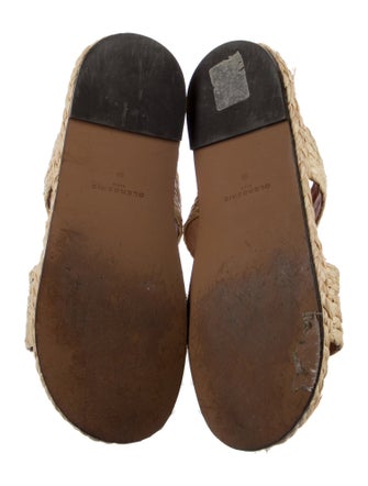Robert Clergerie Straw Espadrilles