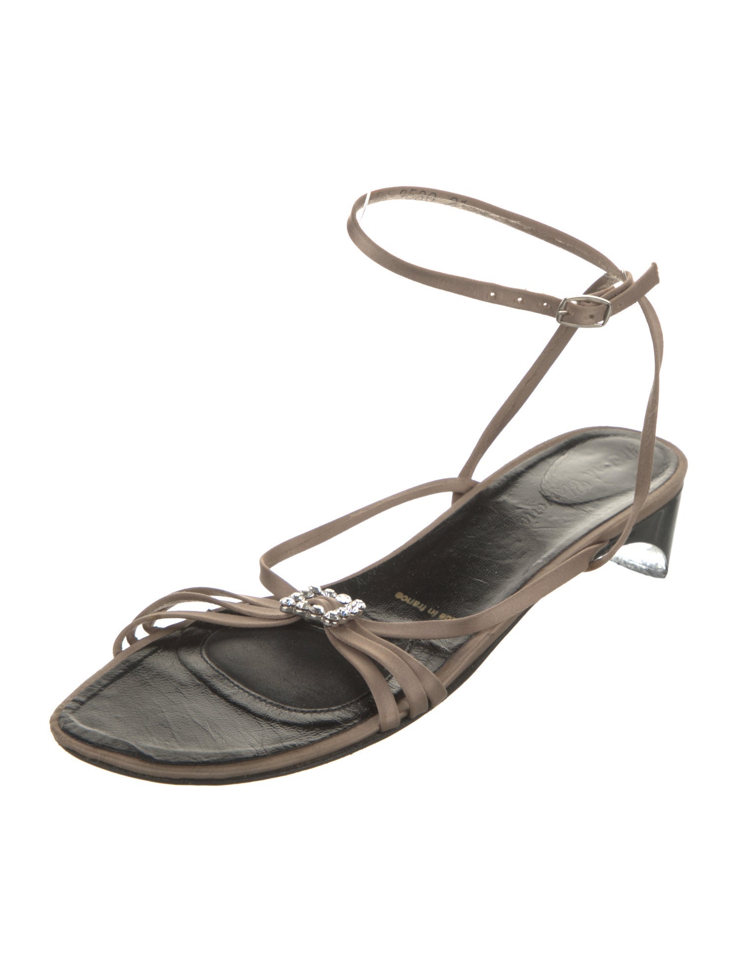 Robert Clergerie Leather Slingback Sandals