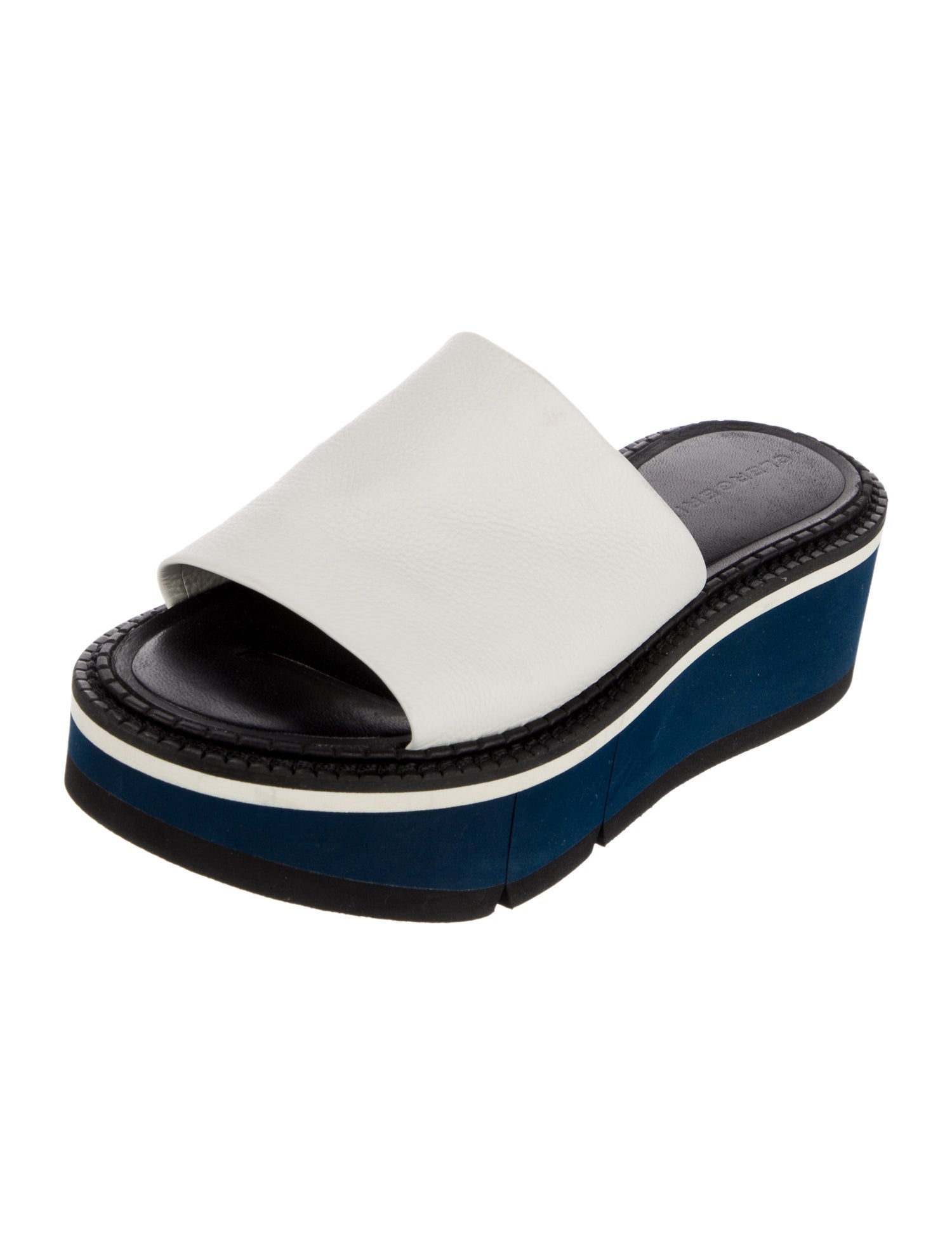 Robert Clergerie Leather Slides