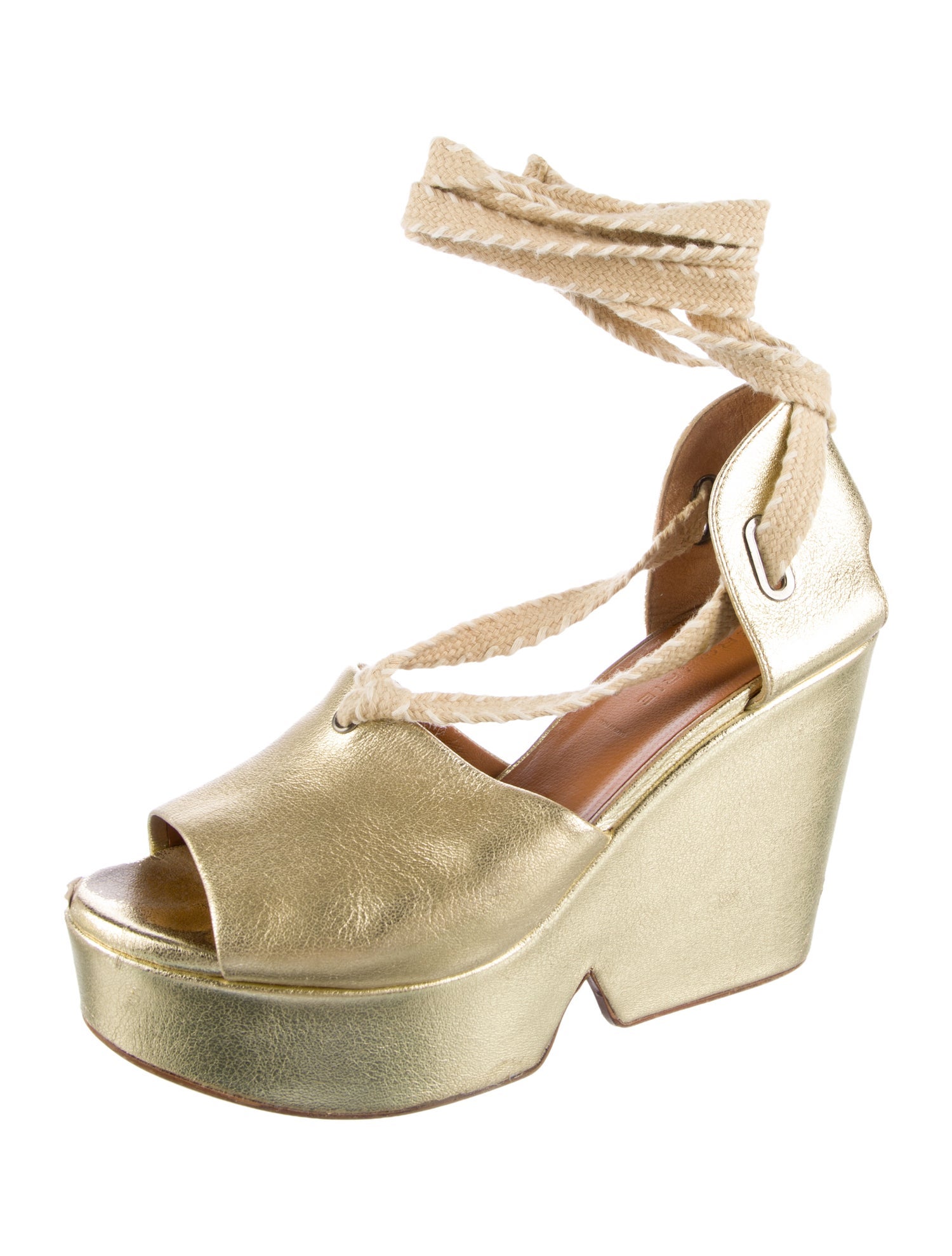 Robert Clergerie Leather T-Strap Pumps