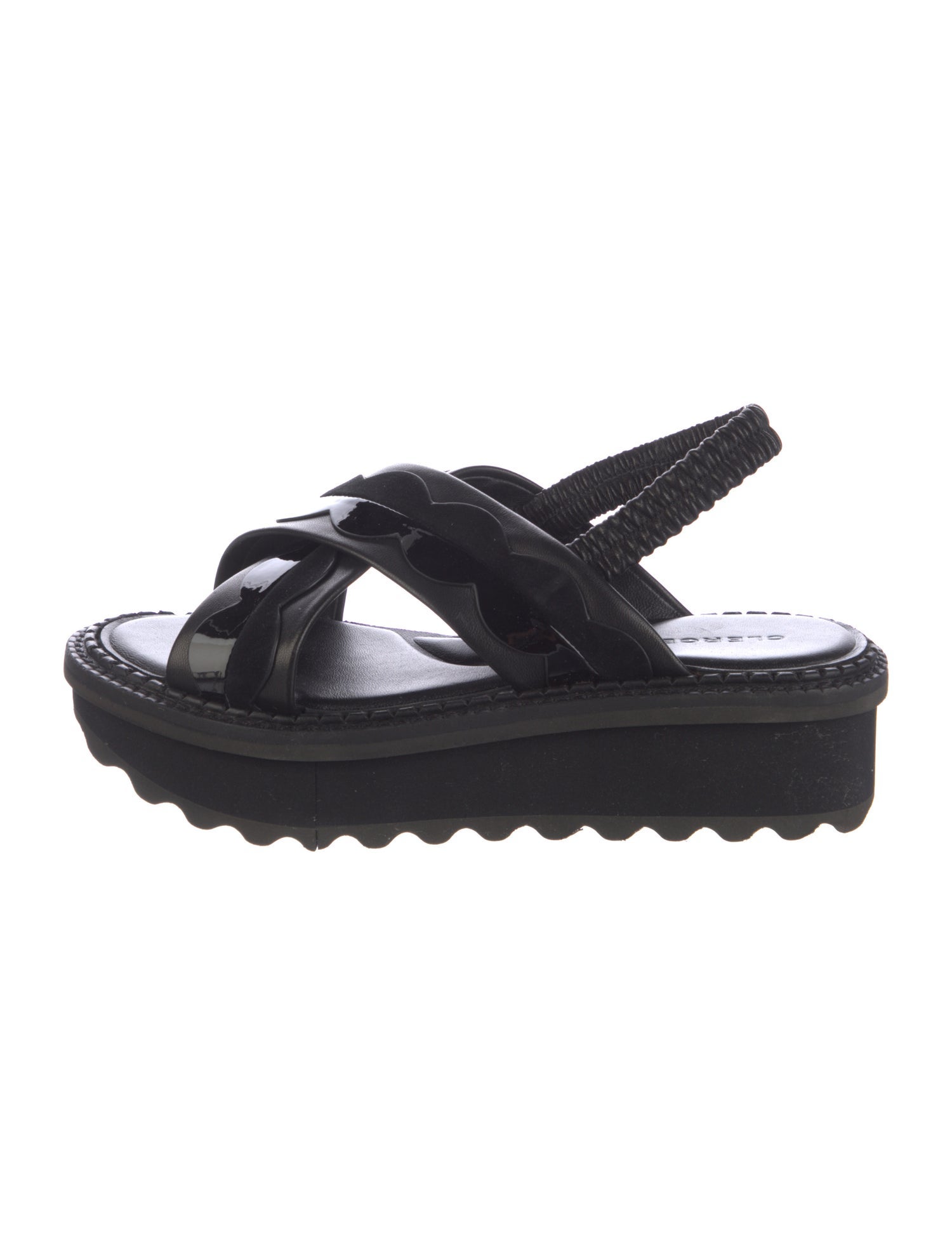 Robert Clergerie Leather Slingback Sandals