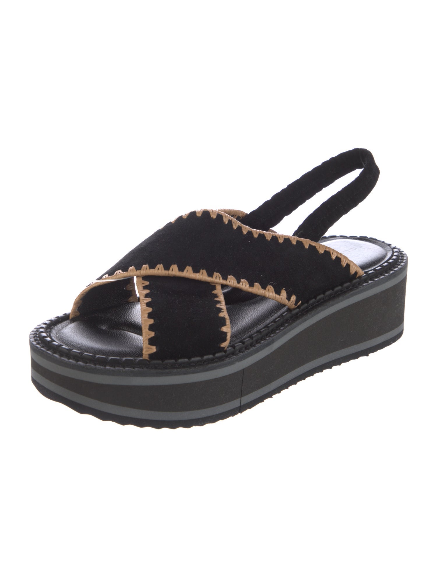 Robert Clergerie Suede Slingback Sandals