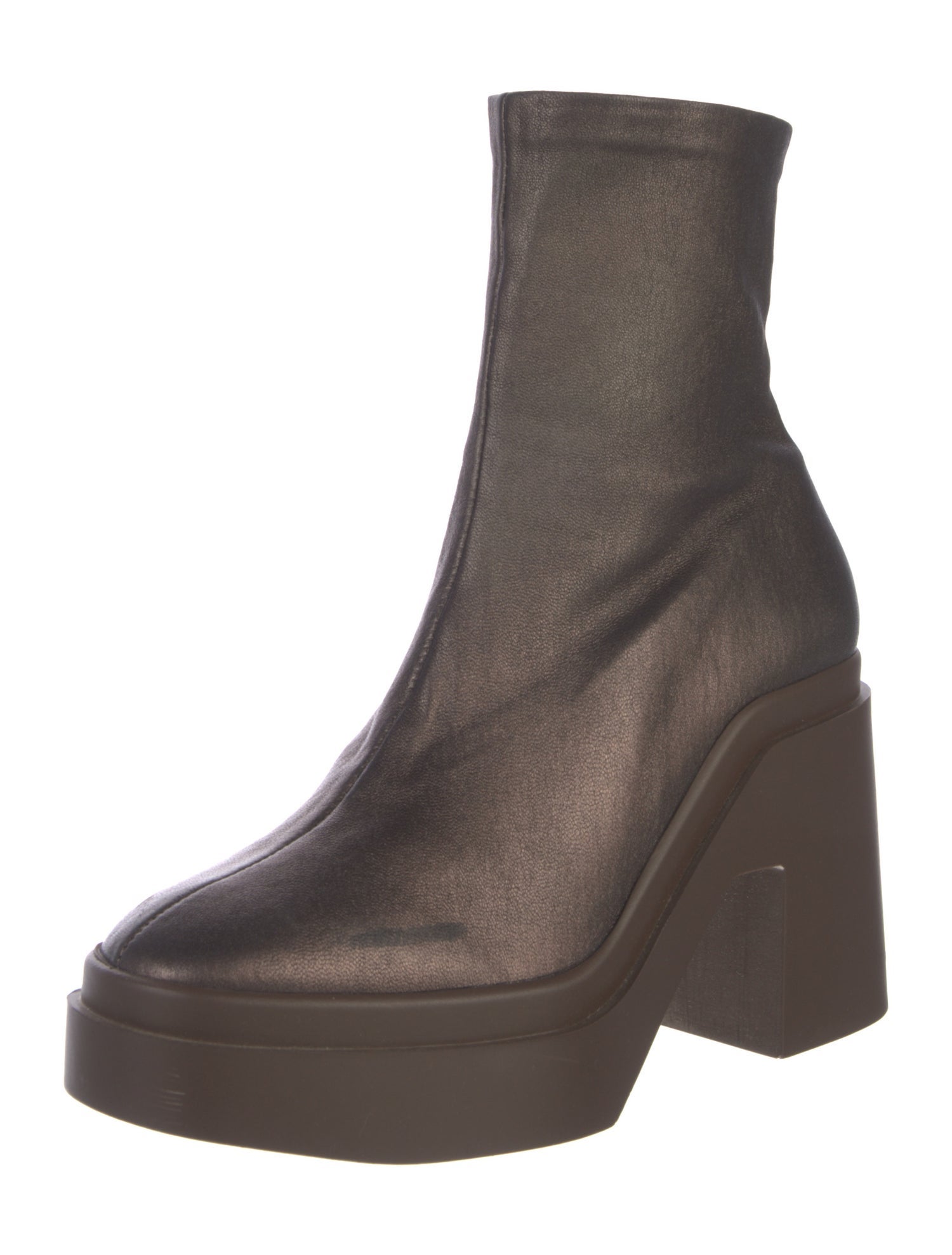 Robert Clergerie Leather Sock Boots