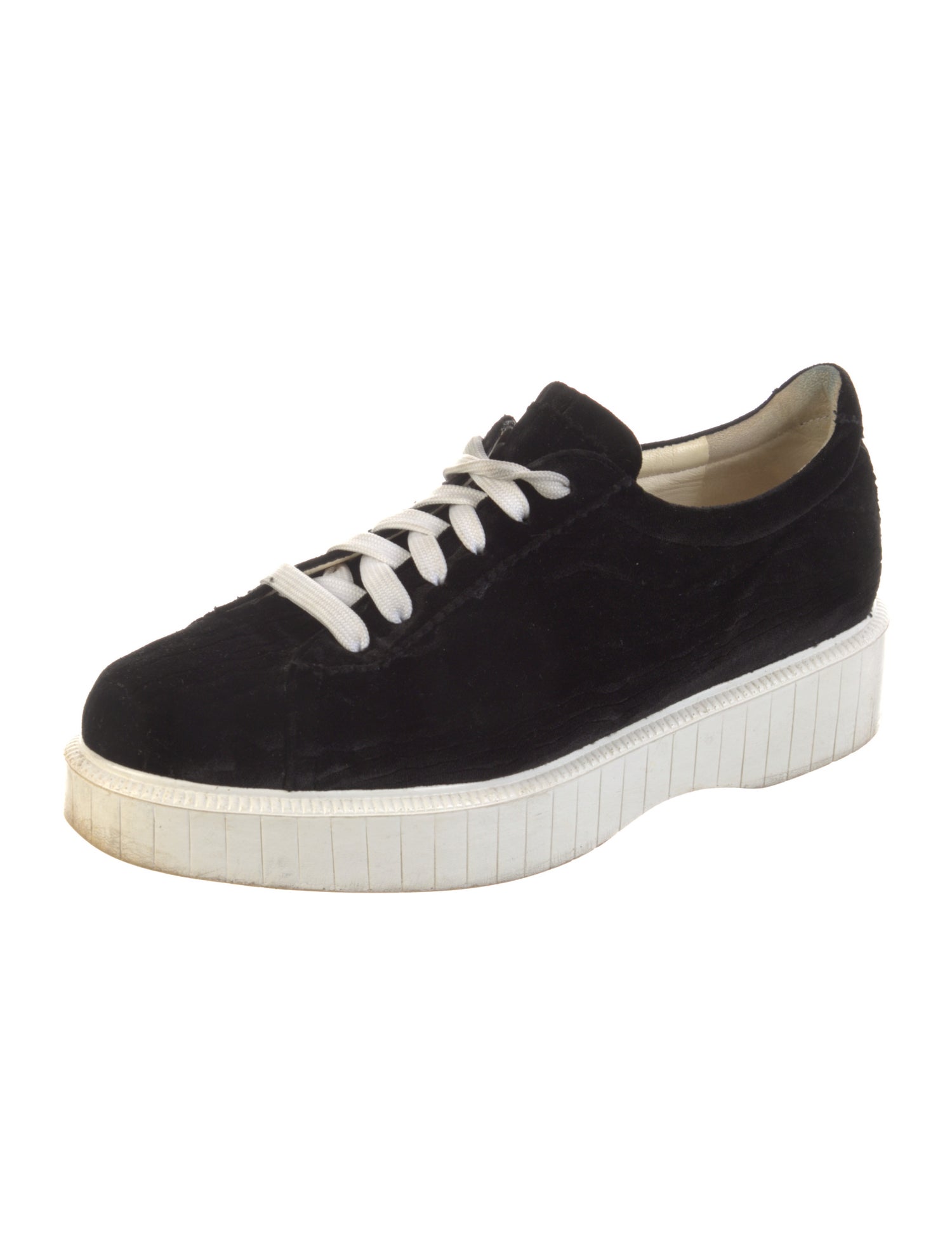 Robert Clergerie Velvet Sneakers