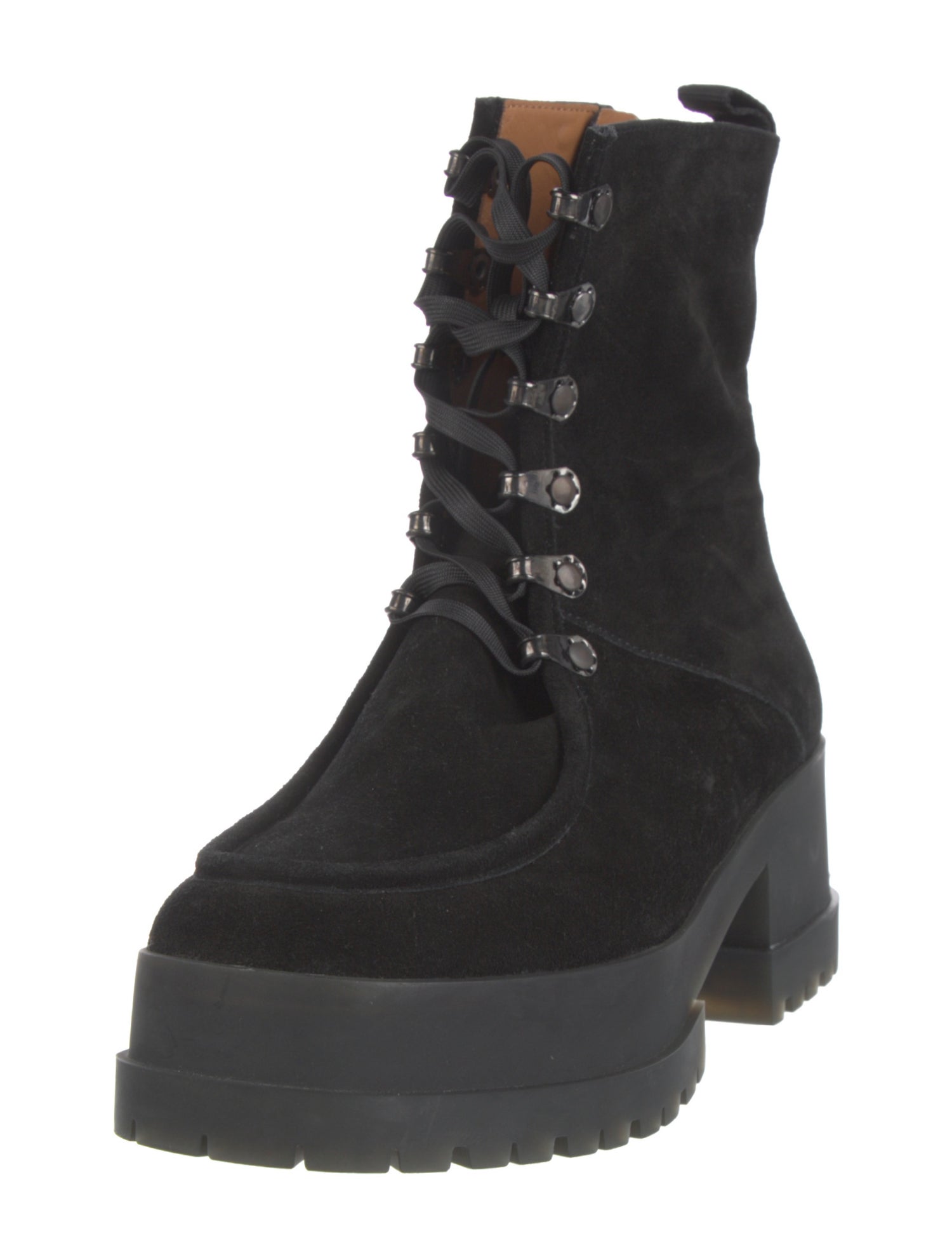Robert Clergerie Suede Combat Boots