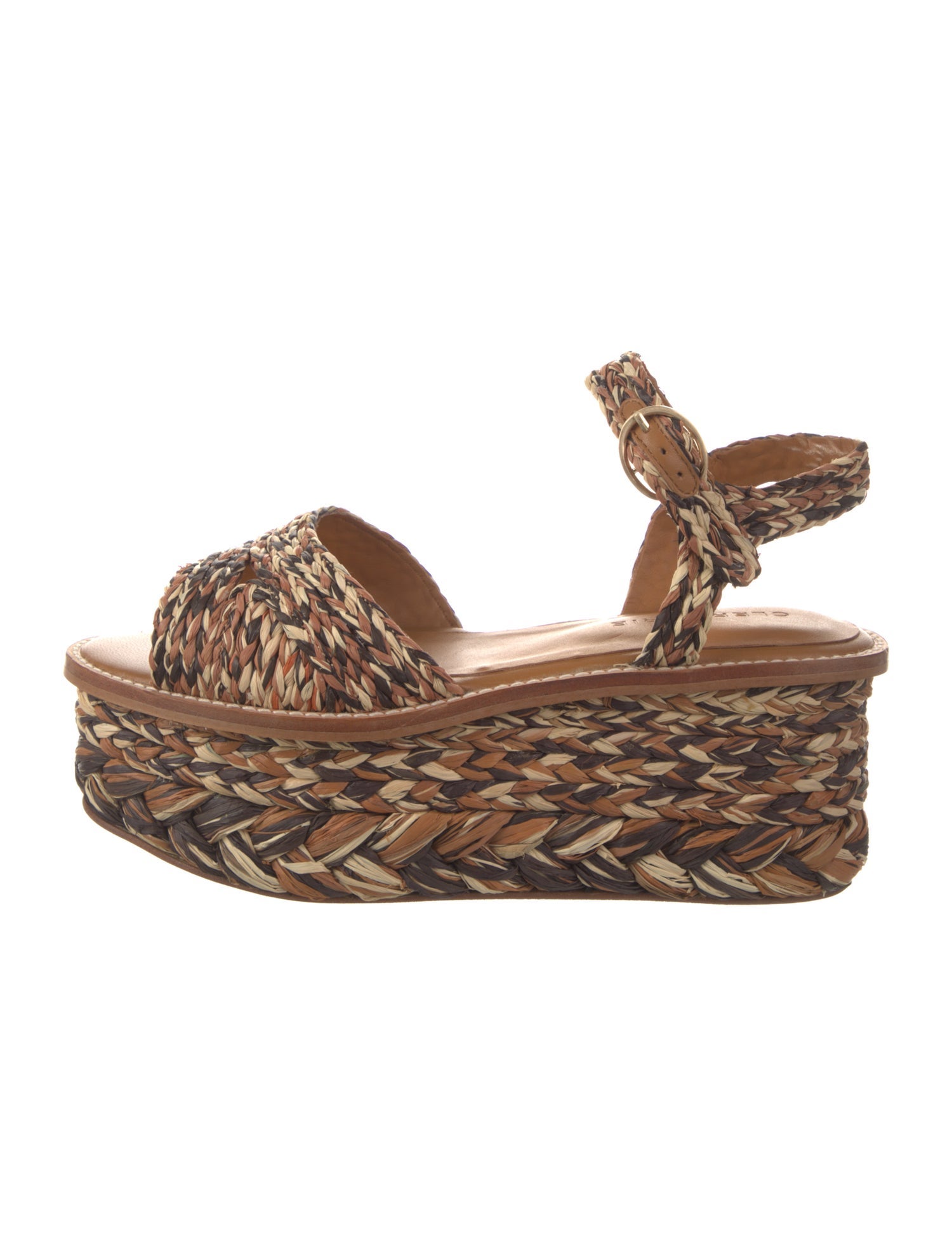 Robert Clergerie Raffia Espadrilles