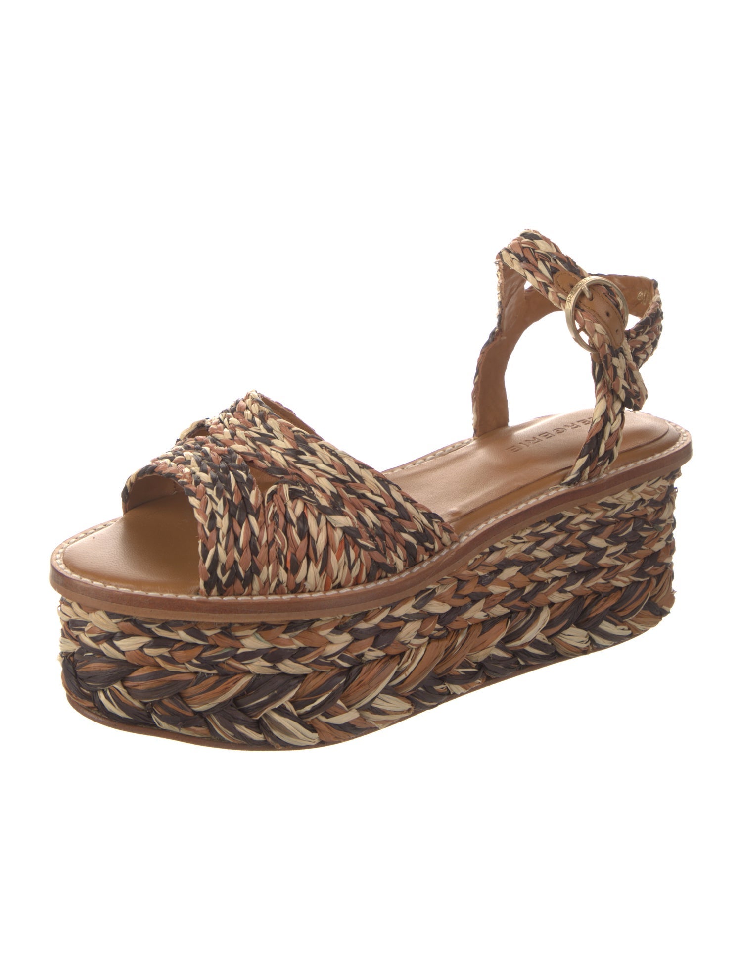 Robert Clergerie Raffia Espadrilles