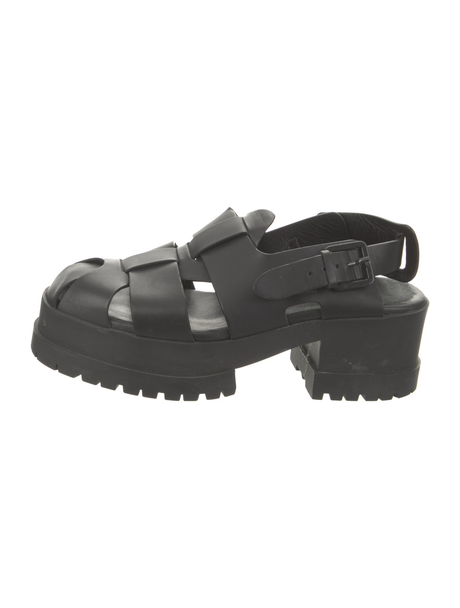 Robert Clergerie Leather Slingback Sandals