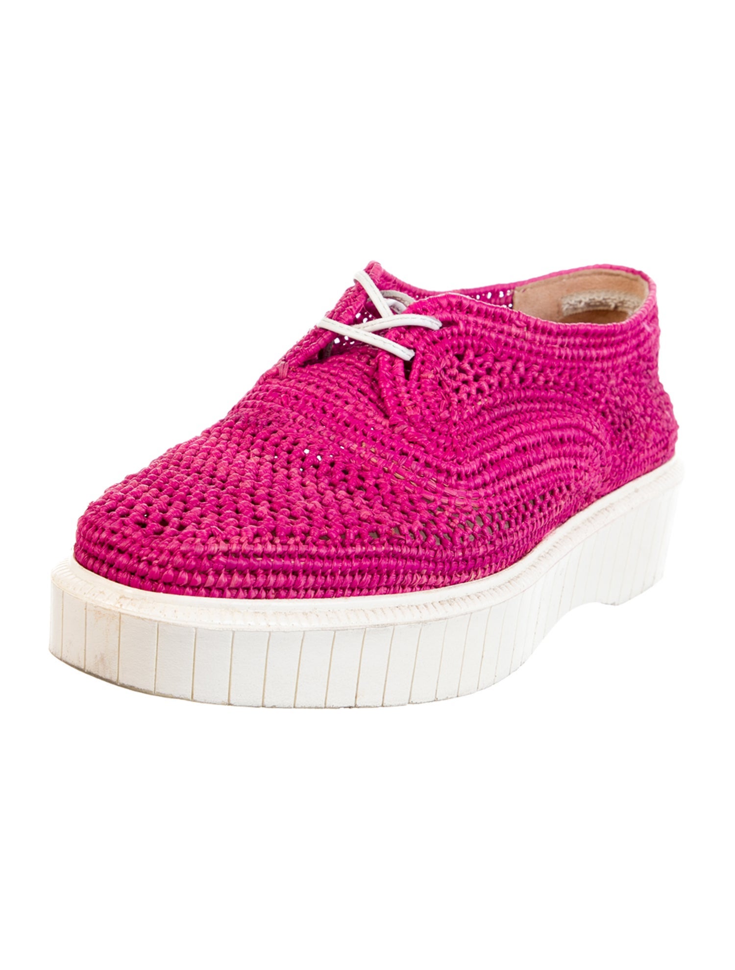 Robert Clergerie Raffia Sneakers