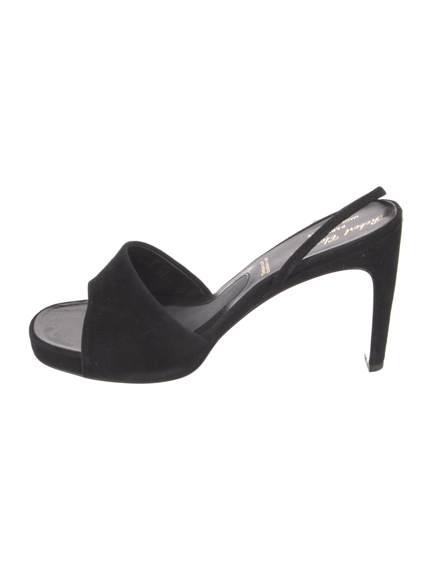 Robert Clergerie Suede Slides