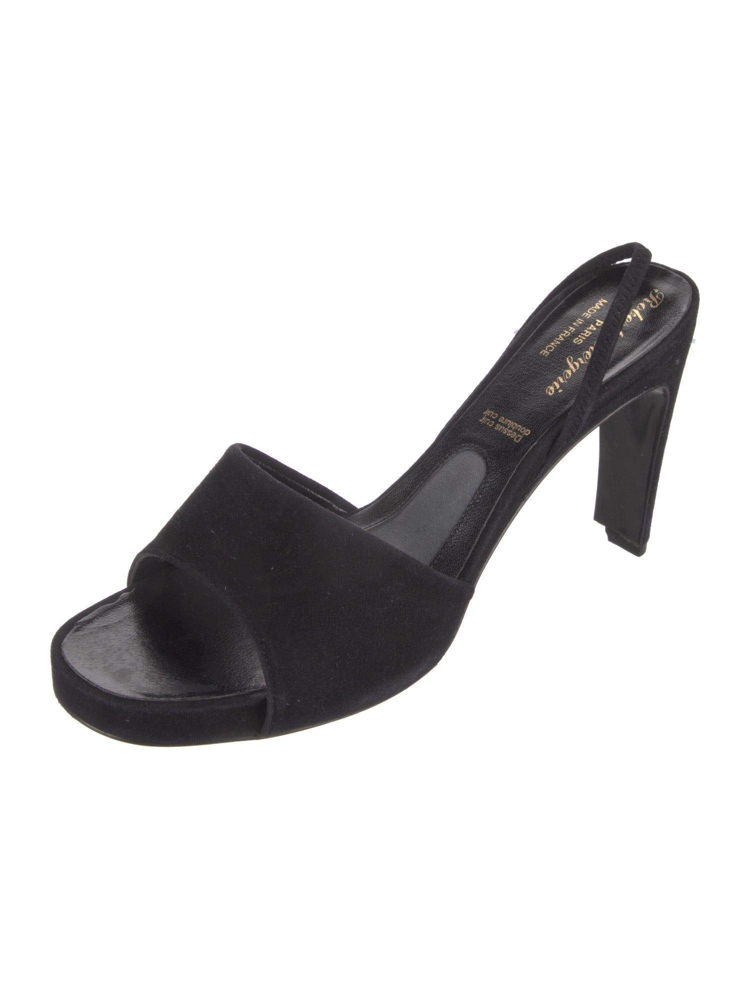 Robert Clergerie Suede Slides