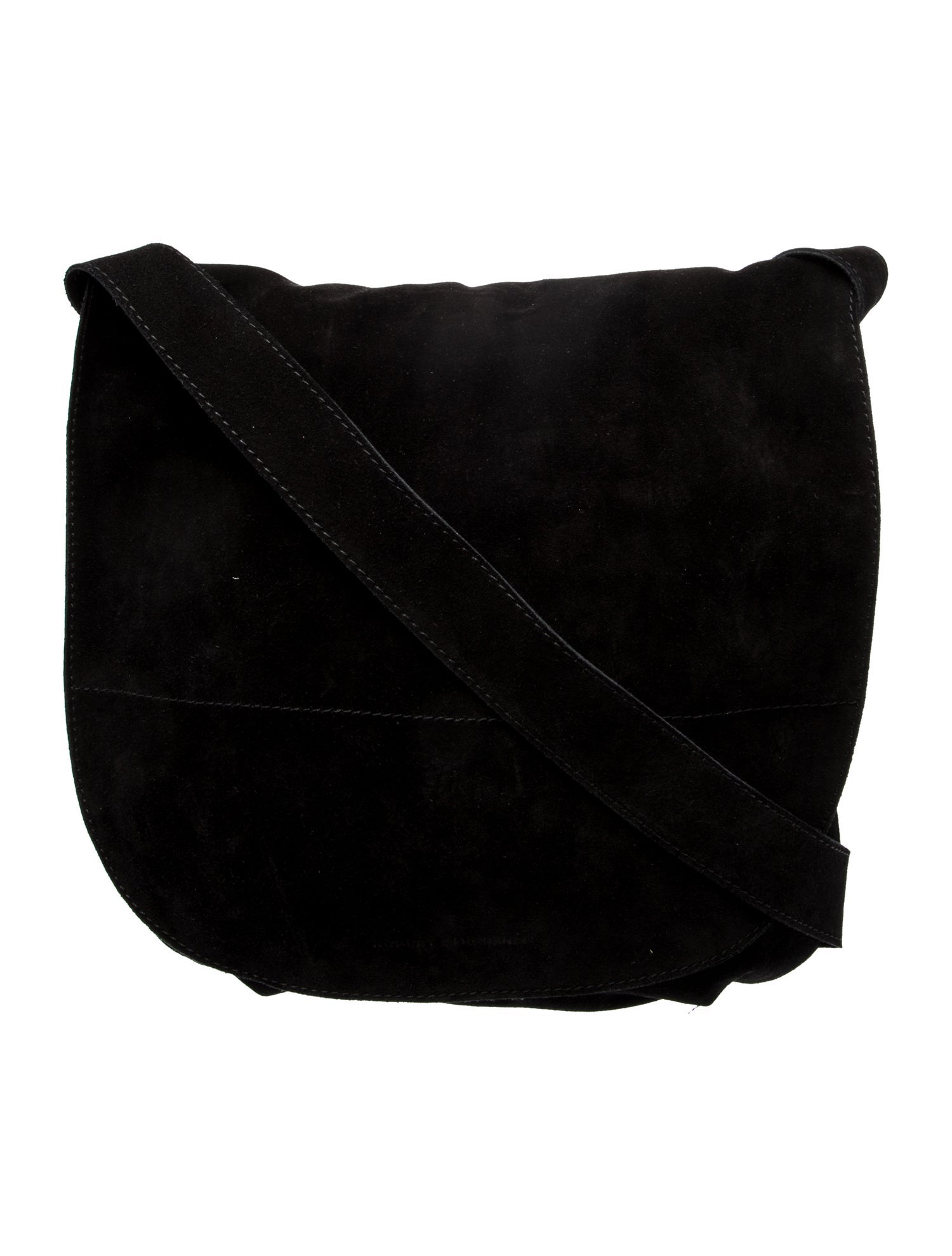 Robert Clergerie Suede Shoulder Bag