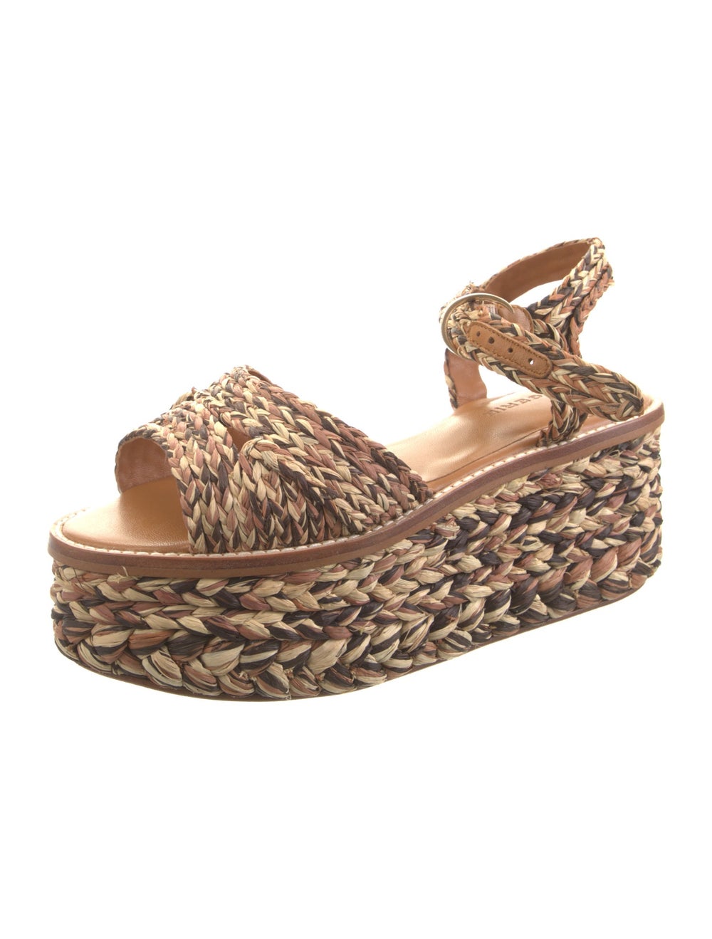Robert Clergerie Raffia Patterned Espadrilles - image 2