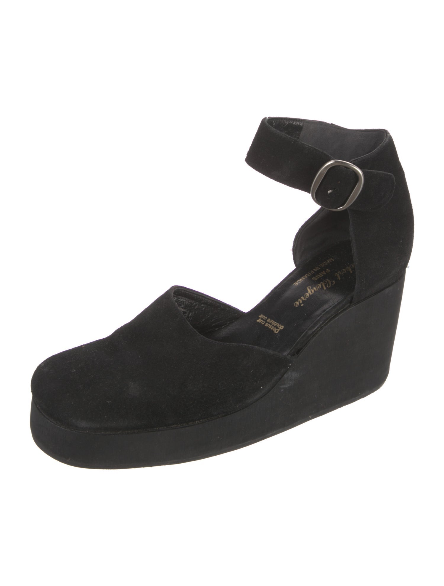 Robert Clergerie Suede D'Orsay Pumps