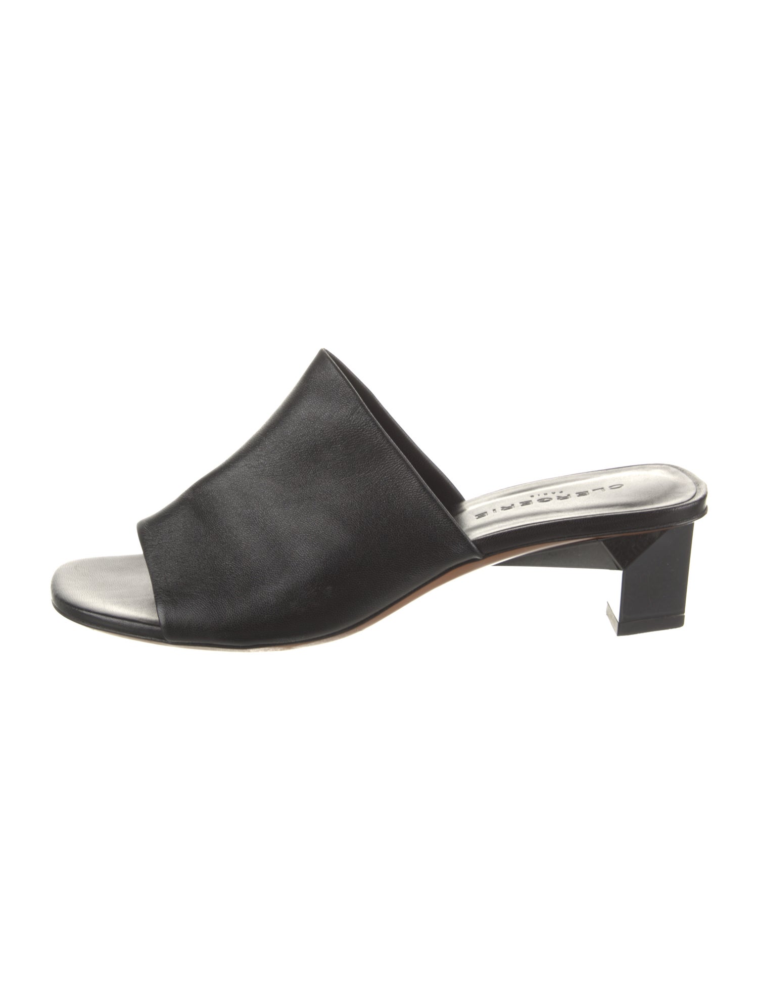 Robert Clergerie Leather Slides