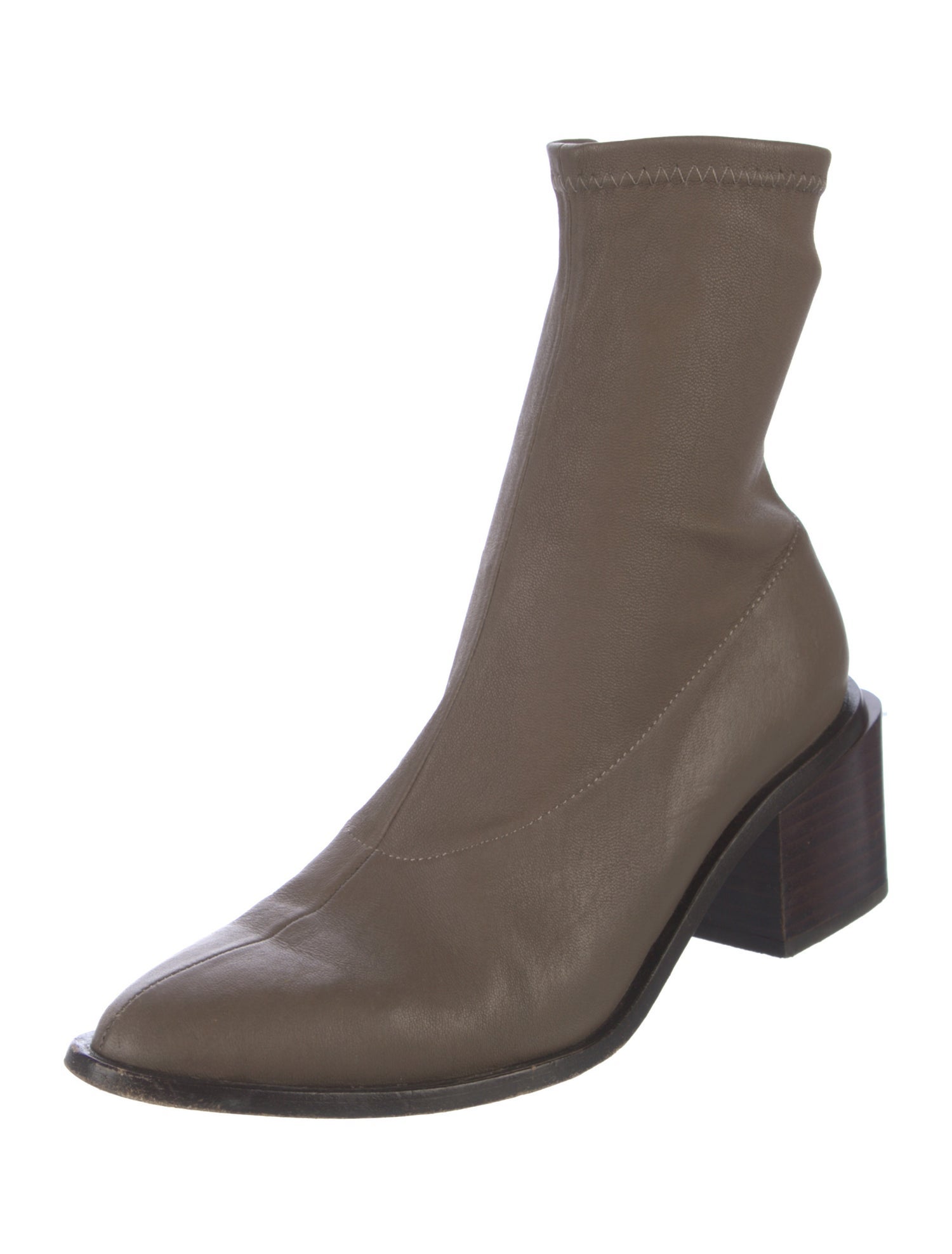 Robert Clergerie Leather Sock Boots