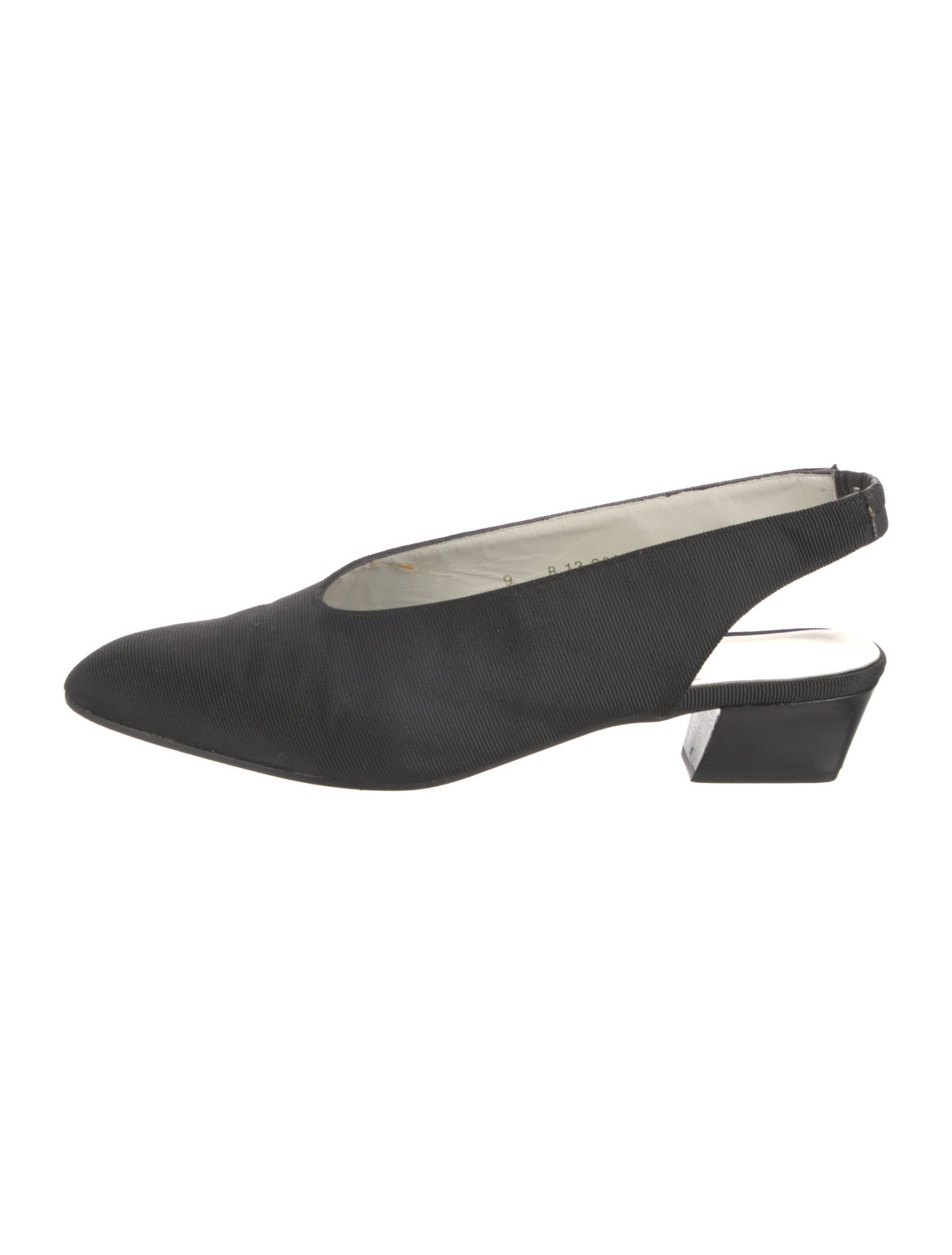 Robert Clergerie Satin Slingback Pumps