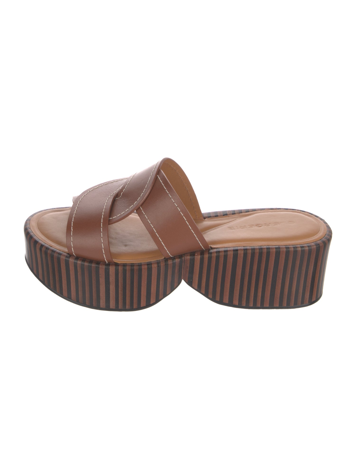 Robert Clergerie Leather Slides