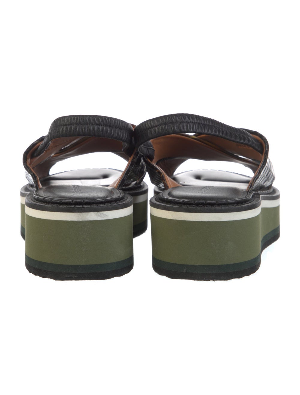 Robert Clergerie Python Animal Print Slingback Sa… - image 4