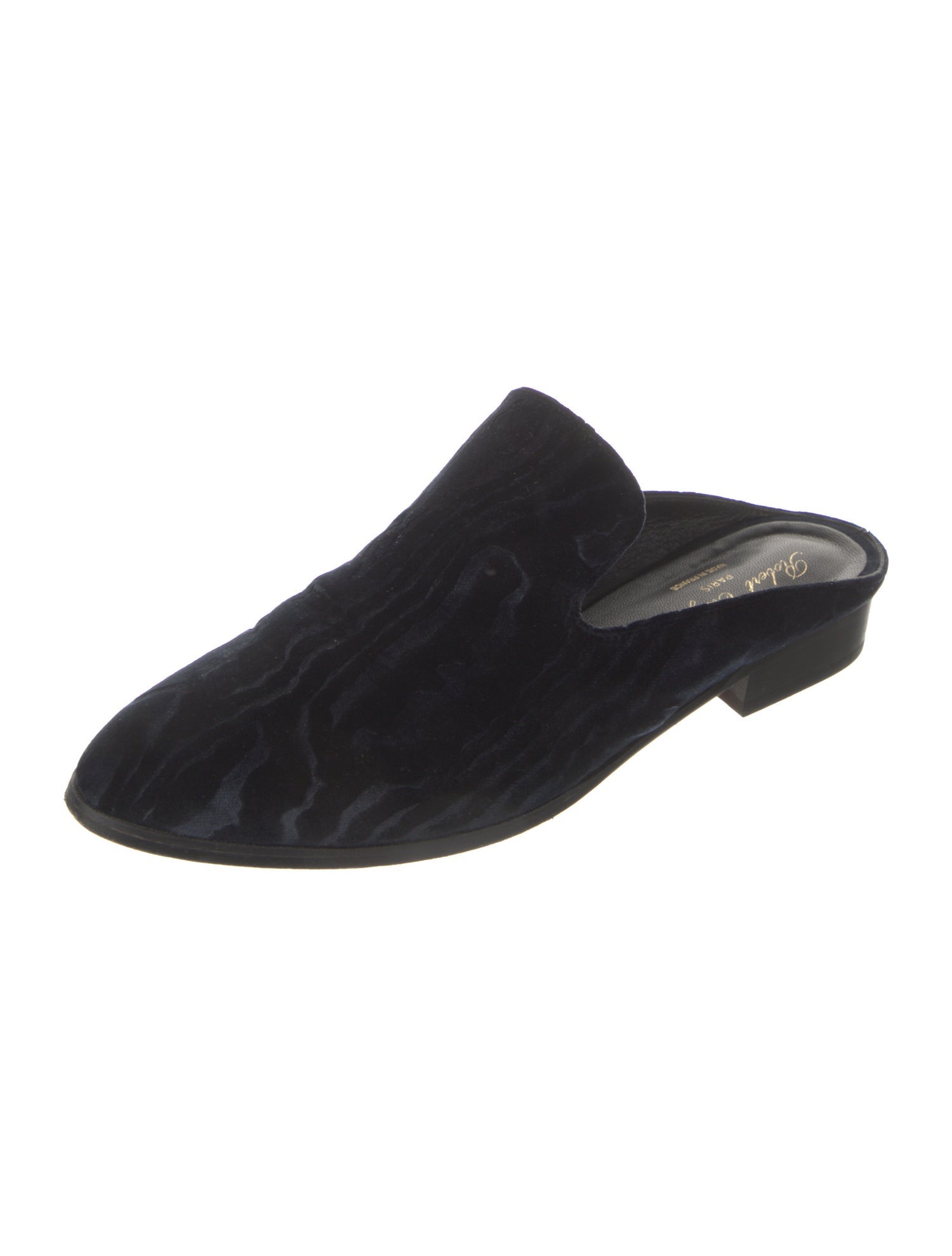 Robert Clergerie Velvet Mules