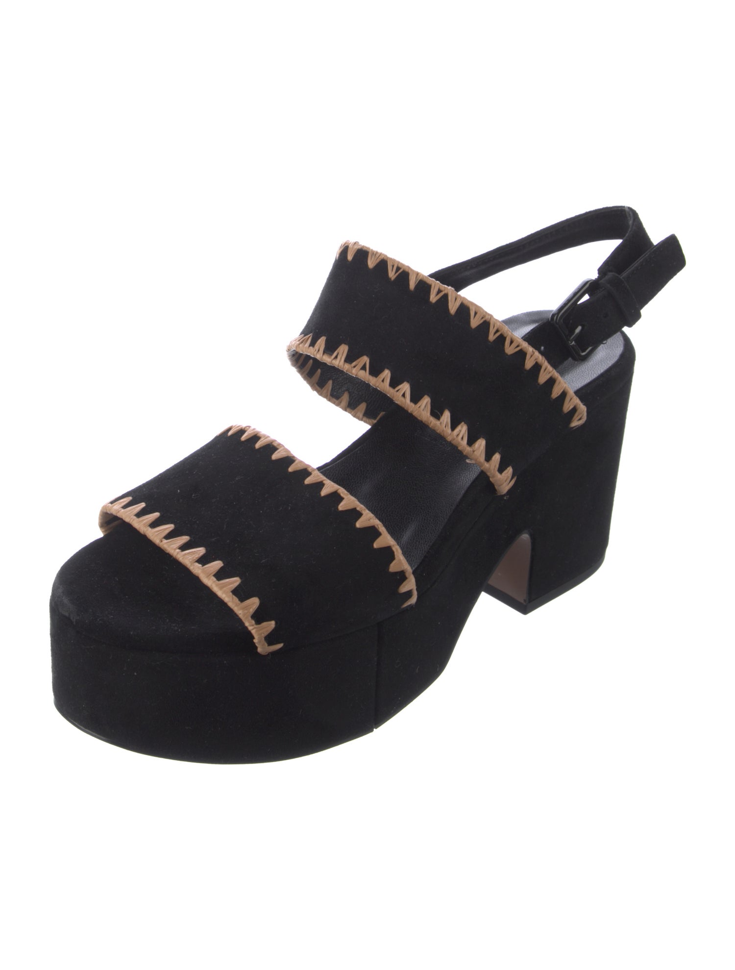 Robert Clergerie Suede Slingback Sandals