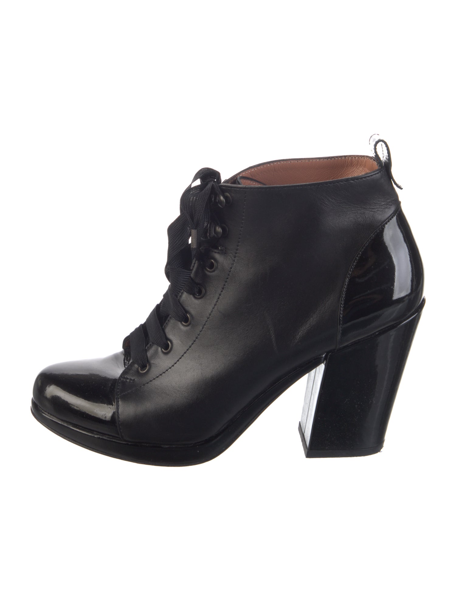 Robert Clergerie Leather Lace-Up Boots
