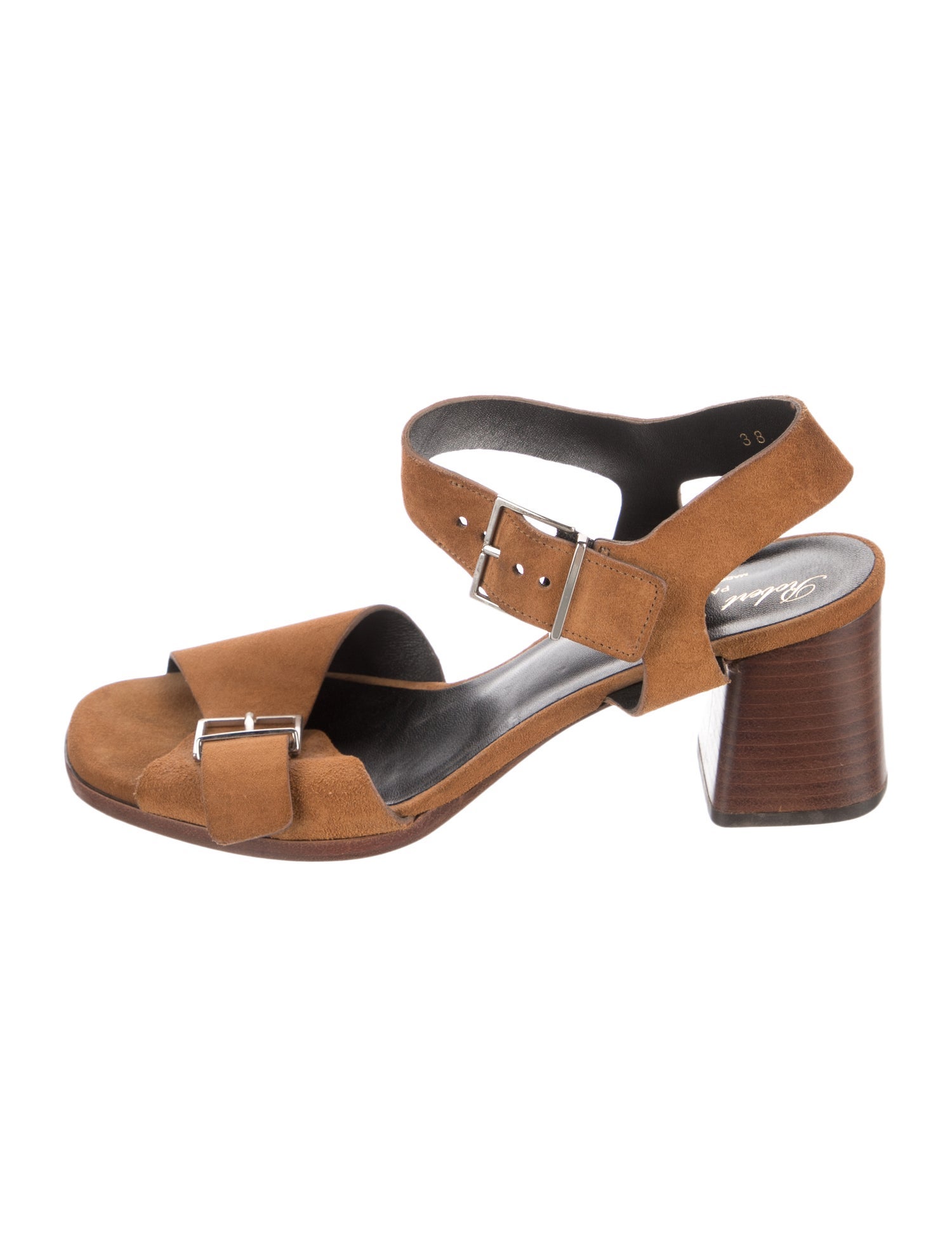 Robert Clergerie Suede Slingback Sandals