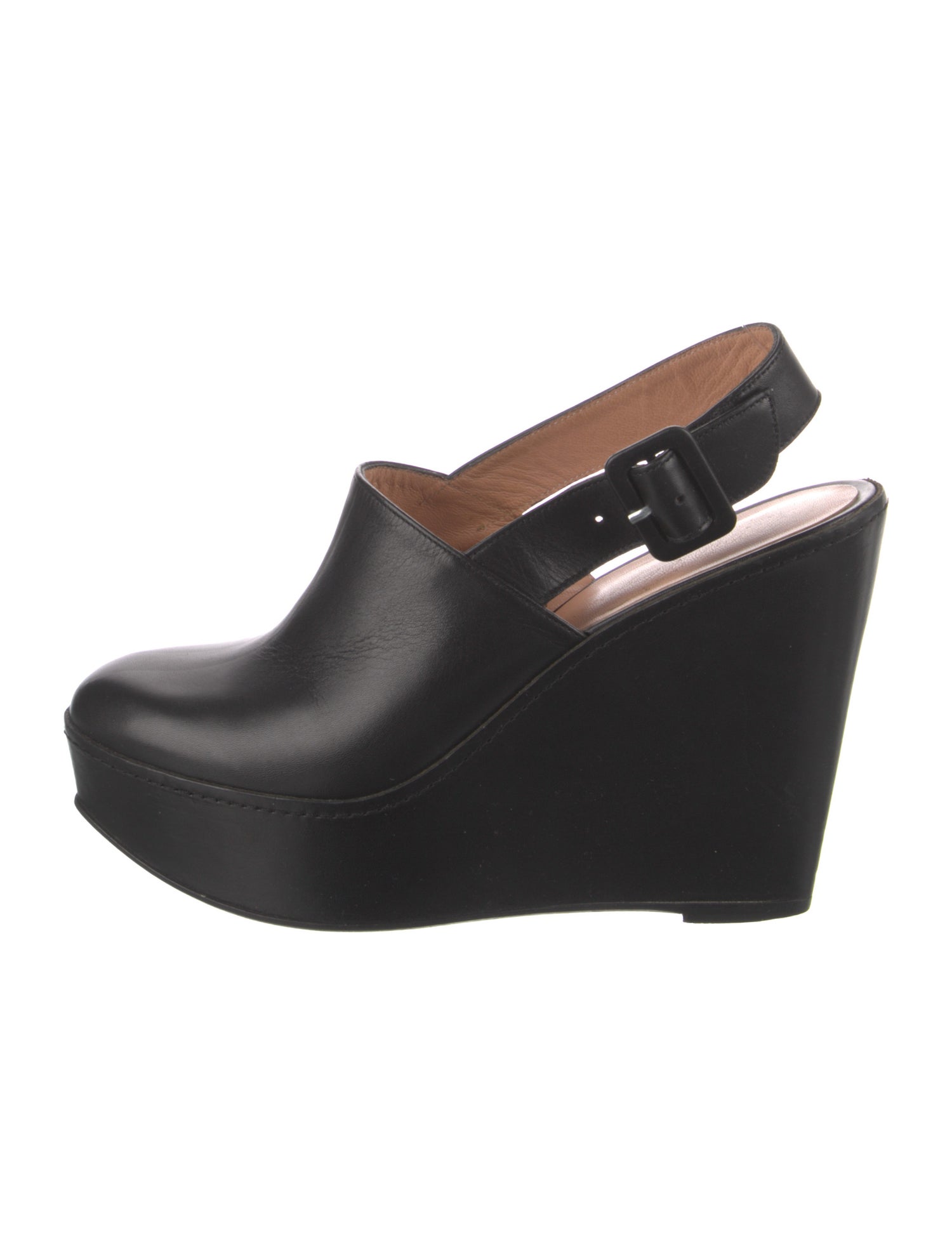 Robert Clergerie Leather Slingback Pumps