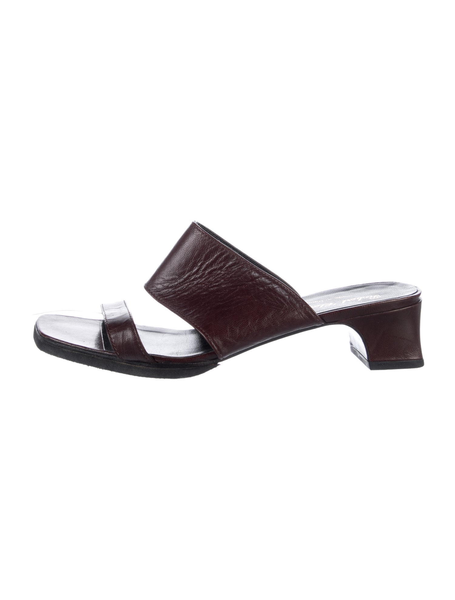 Robert Clergerie Leather Slides