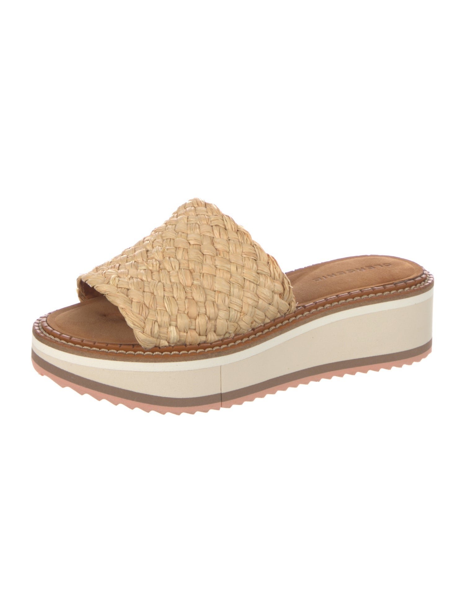 Robert Clergerie Straw Slides