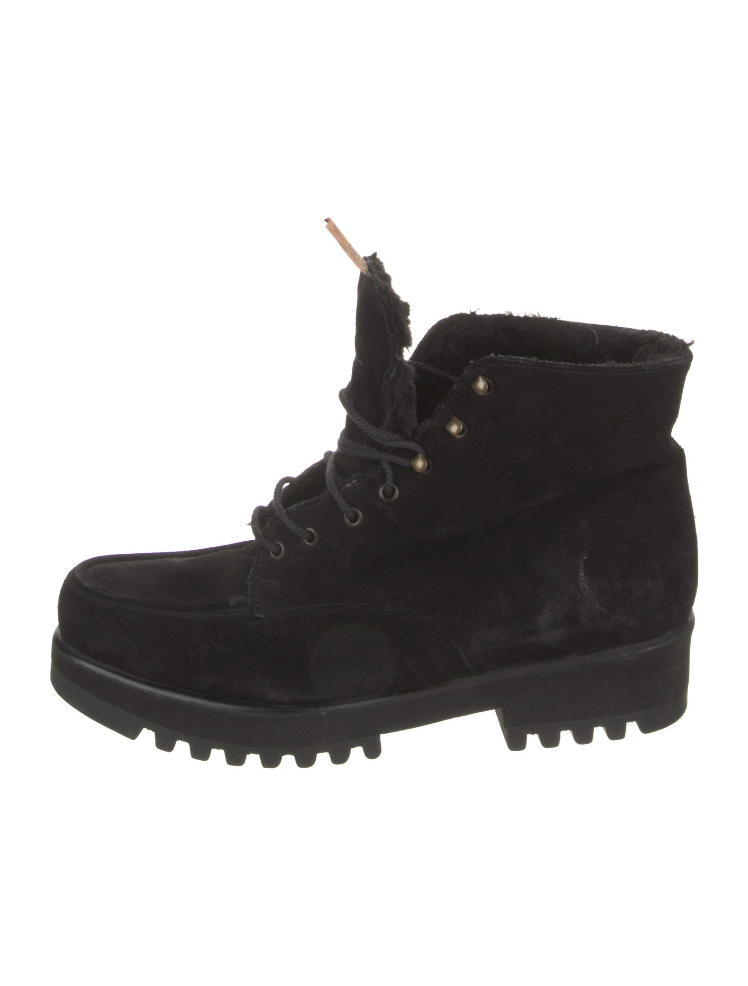 Robert Clergerie Suede Lace-Up Boots