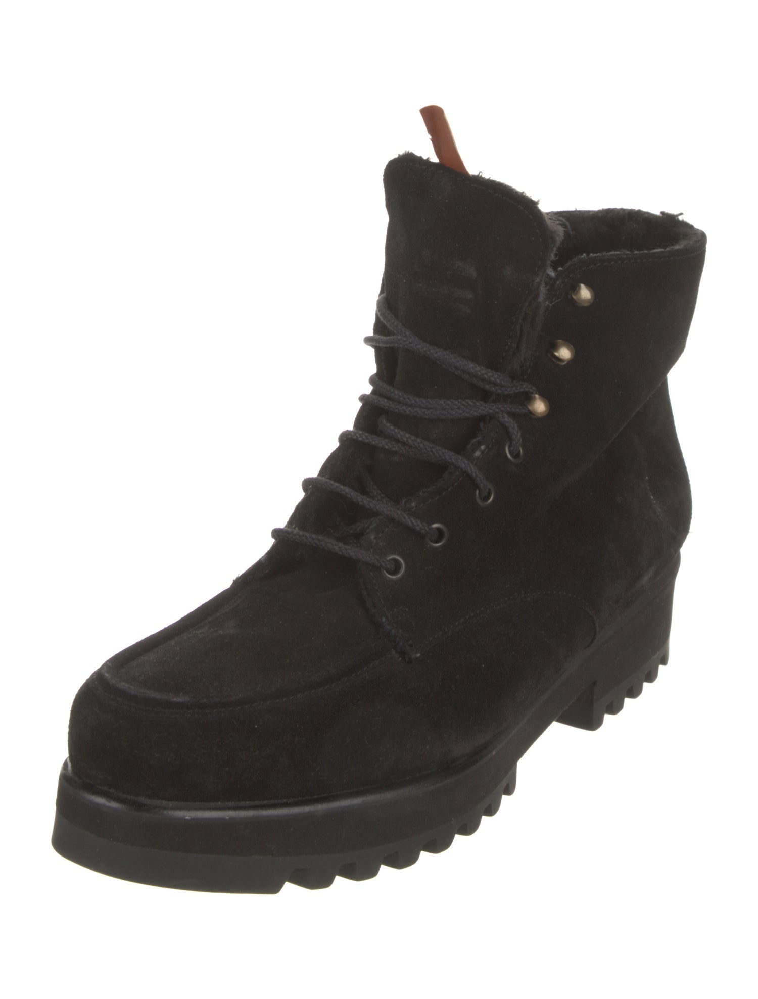 Robert Clergerie Suede Lace-Up Boots