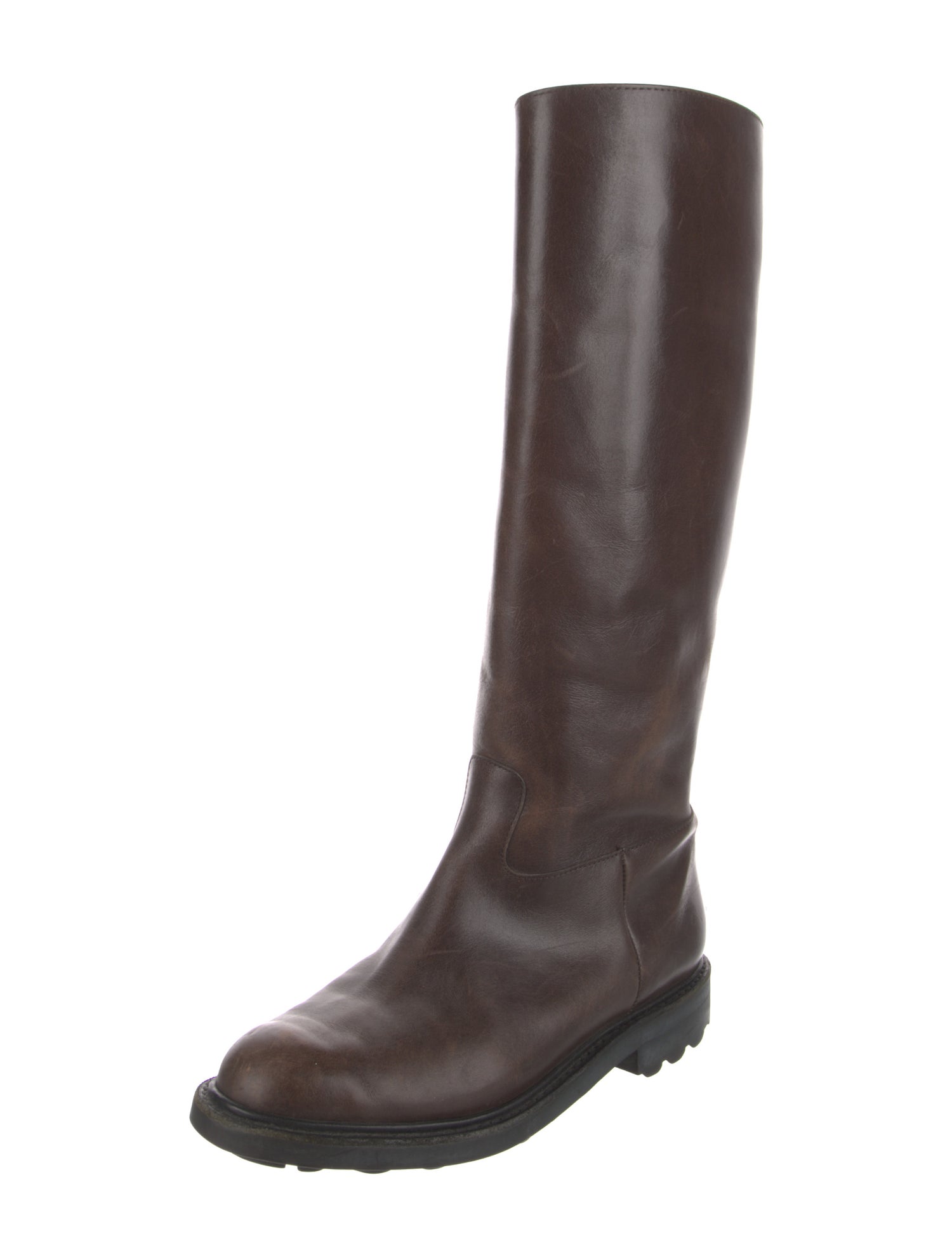Robert Clergerie Leather Riding Boots