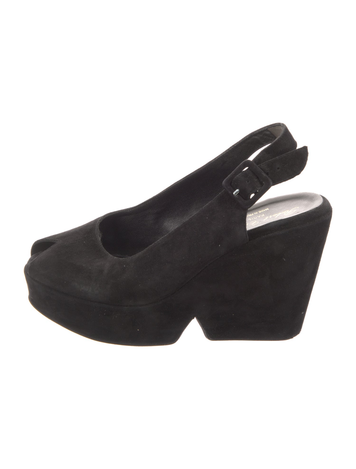 Robert Clergerie Suede Slingback Sandals