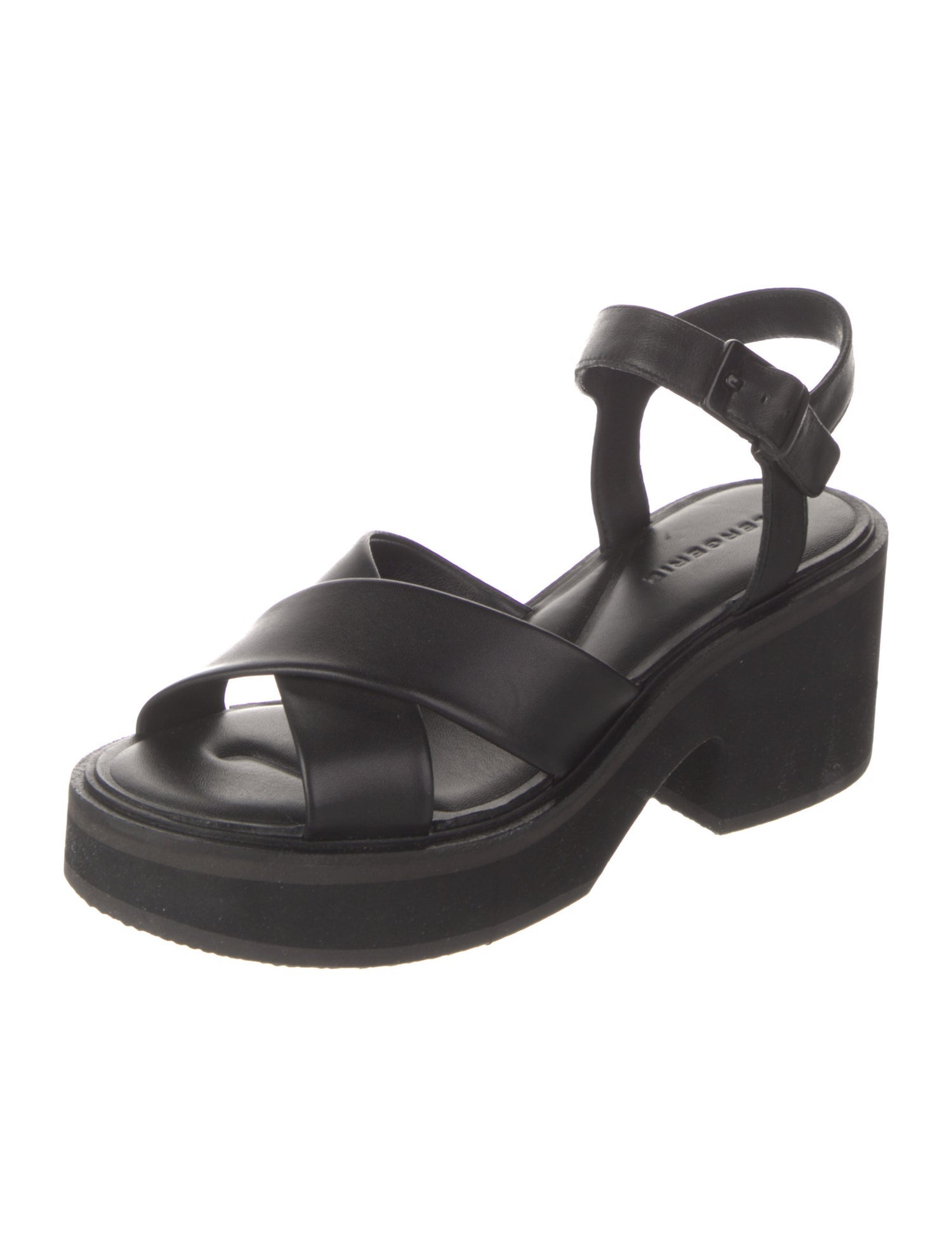 Robert Clergerie Leather Slingback Sandals