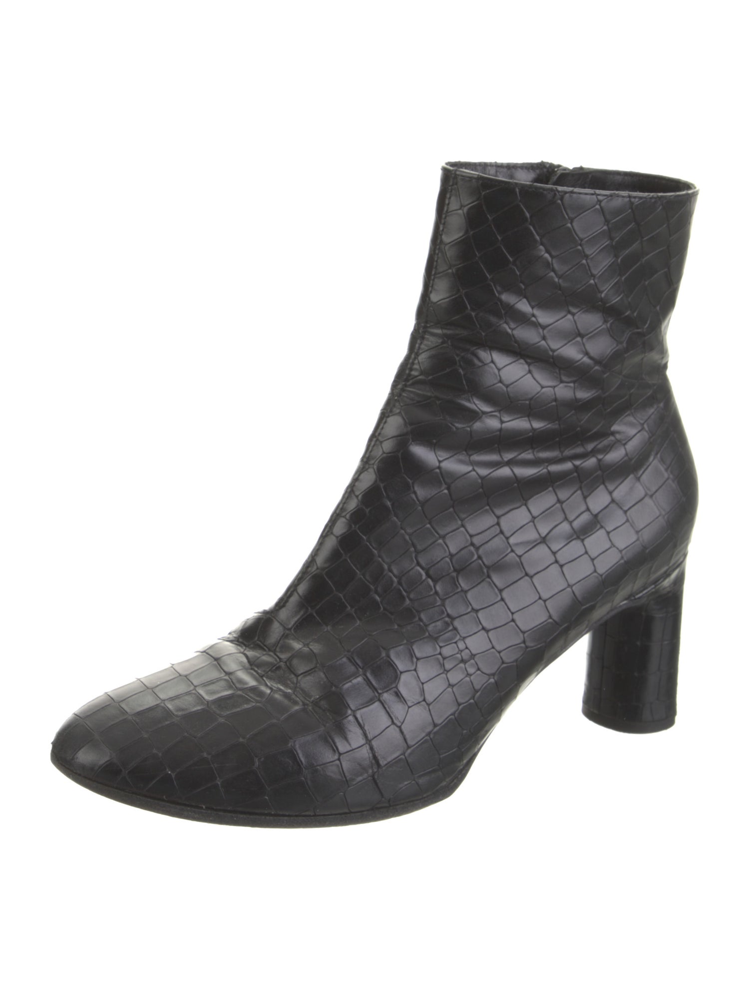 Robert Clergerie Embossed Leather Boots