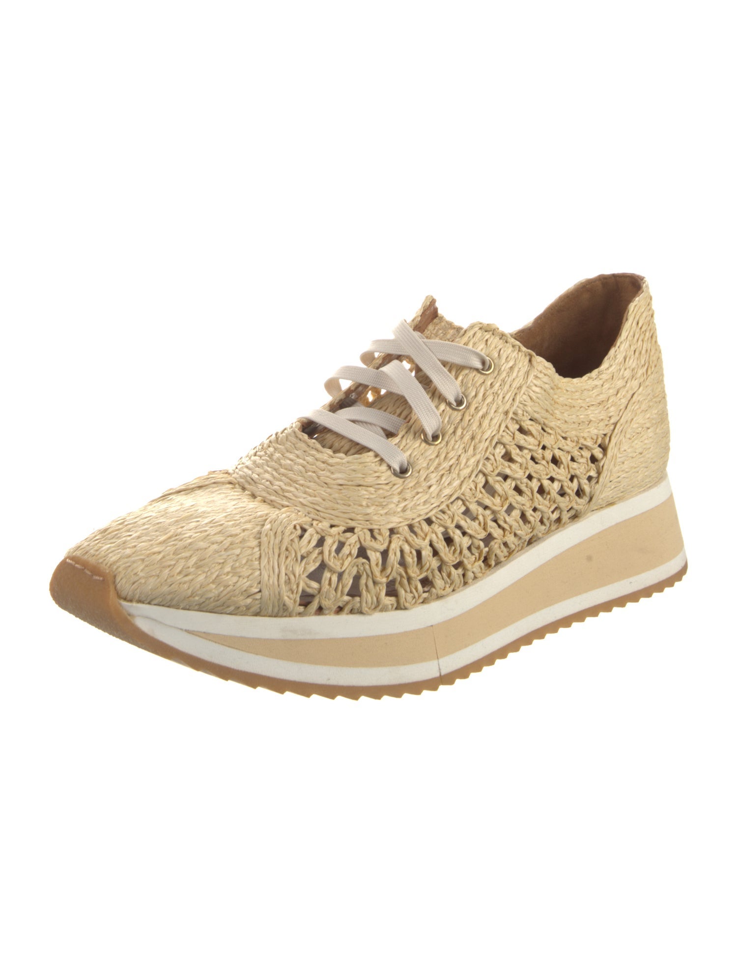 Robert Clergerie Straw Sneakers