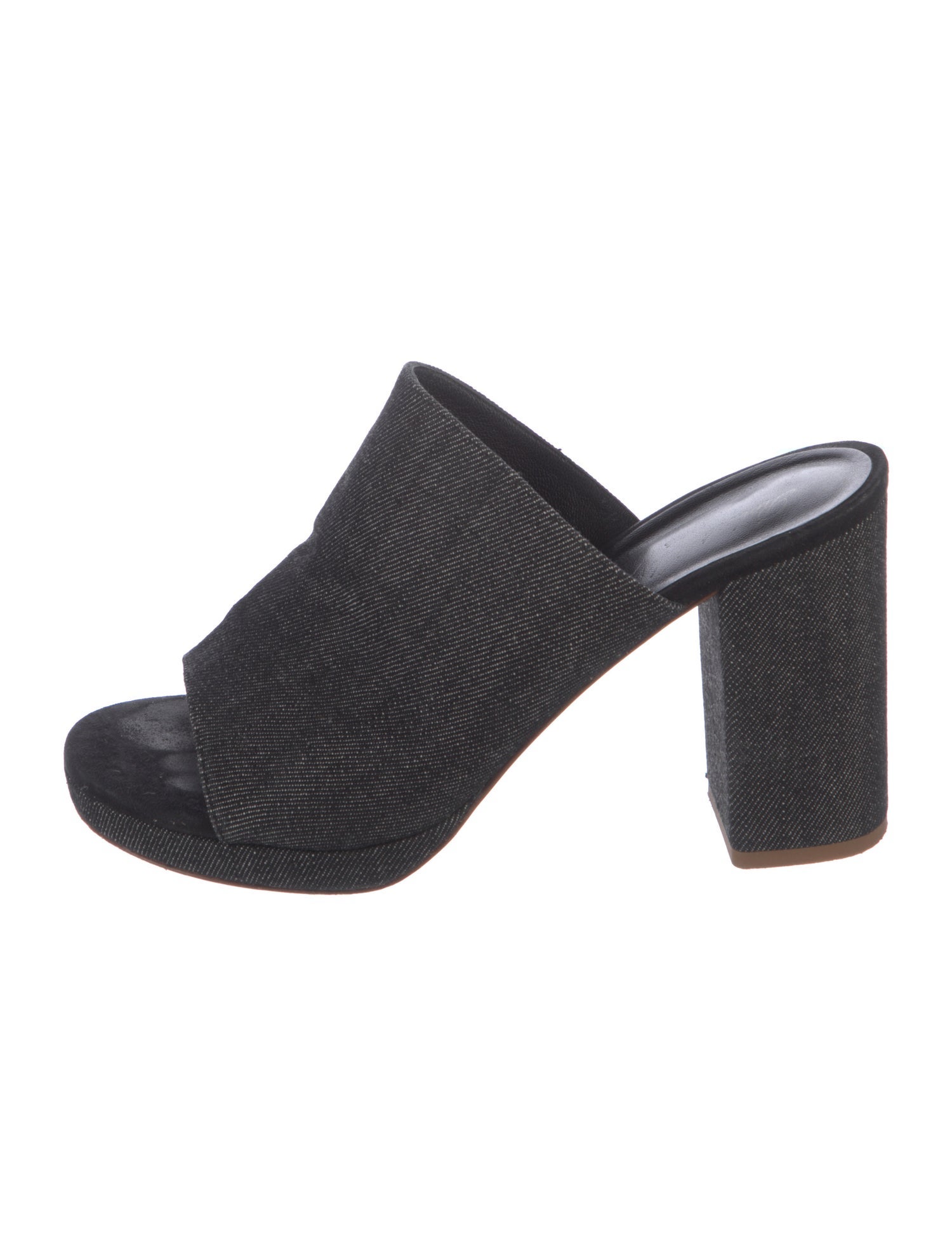 Robert Clergerie Denim Slides